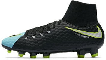 (Women) Nike Hypervenom Phelon 3 DF FG 'Light Aqua Volt' 917815-400 (Women) Nike Hypervenom Phelon 3 DF FG 'Light Aqua Volt' 917815-400