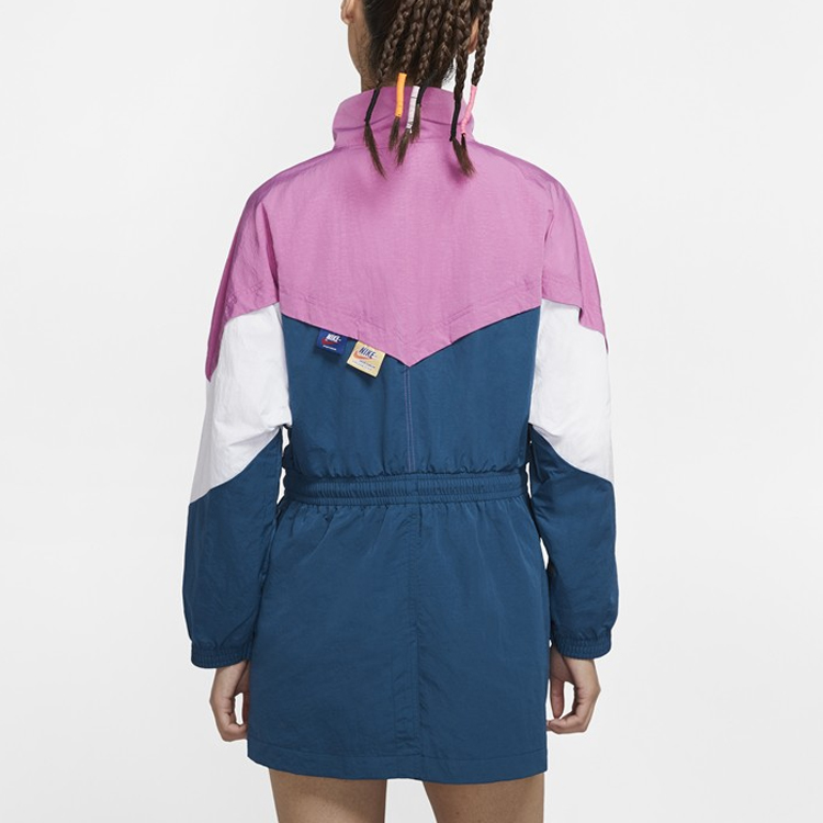 (Women) Nike ICN CLSH Retro Outdoor Track Jacket Purple Red CJ2047-691 圖 6