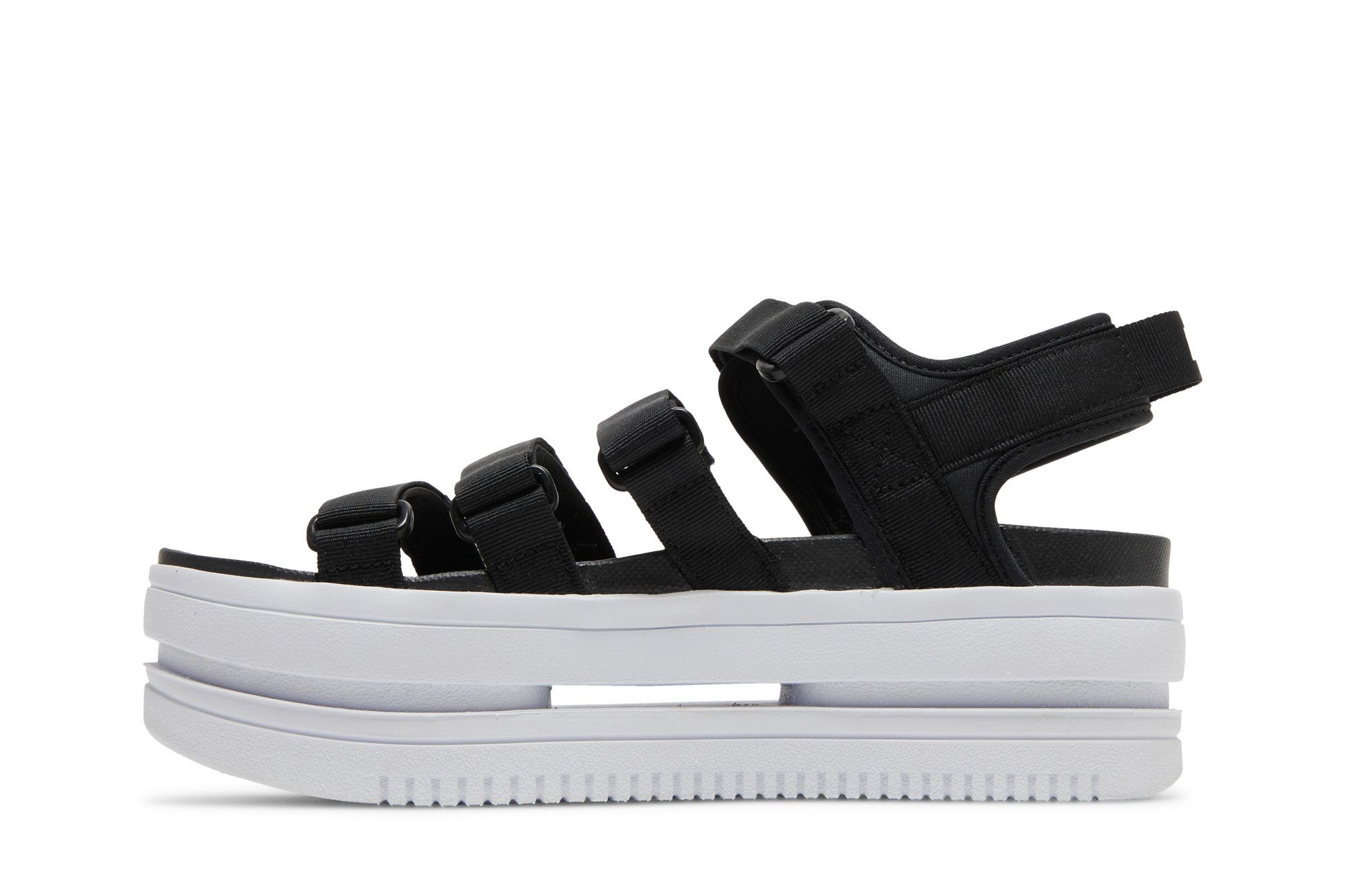 Shop (W) ナイキ アイコン クラシック 黒白 (Nike Aikon Kurashikku KuroShiro) DH0224-001