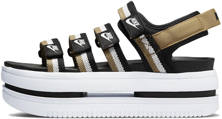 (Women) Nike Icon Classic Sports Black Brown Sandals 'Black Brown' DH0223-002 Buy (Women) Nike Icon Classic Sports Black Brown Sandals 'Black Brown' DH0223-002
