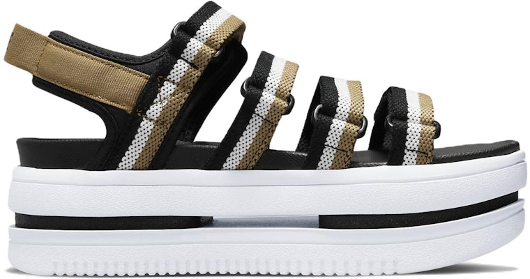 (Women) Nike Icon Classic Sports Black Brown Sandals 'Black Brown' DH0223-002 Order (Women) Nike Icon Classic Sports Black Brown Sandals 'Black Brown' DH0223-002