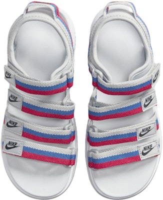 (Women) Nike Icon Classic Velcro Thick Sole Stylish Sports White Blue Red Sandals 'White Blue Red' DH0223-003 Shop (Women) Nike Icon Classic Velcro Thick Sole Stylish Sports White Blue Red Sandals 'White Blue Red' DH0223-003