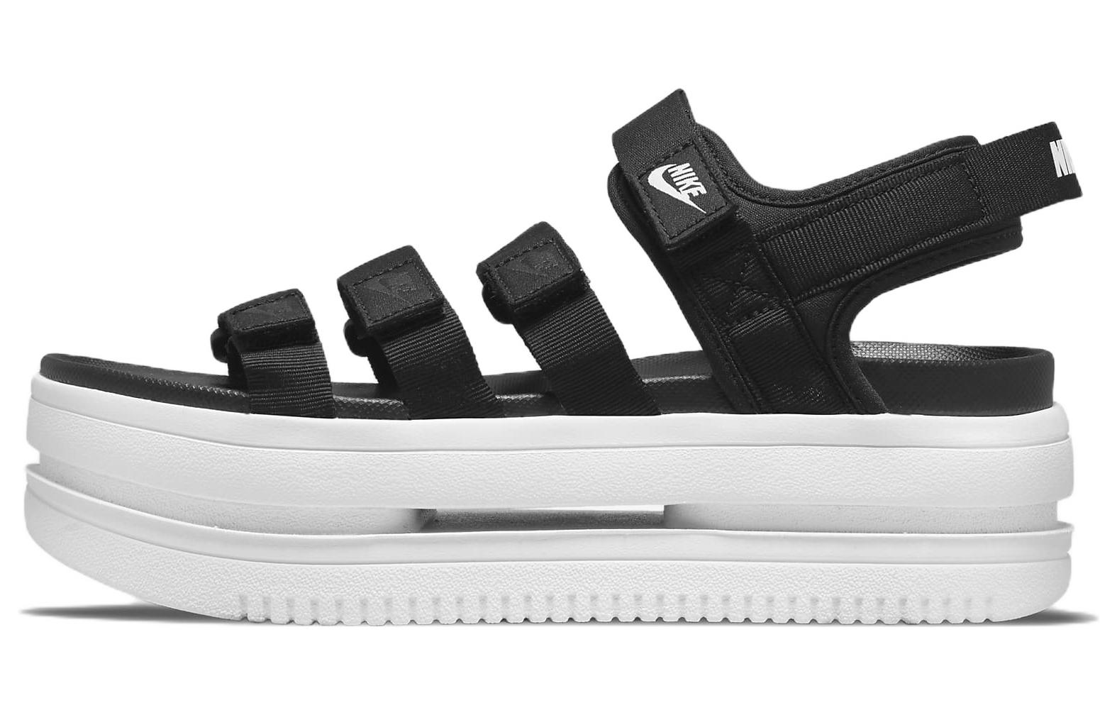 (Women) Nike Iconic Classic Sandal 'Black White White' DH0223-001