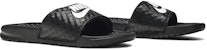 (W) Nike JDI Benassi Selipar 'Corak Berlian Hitam' 343881-011