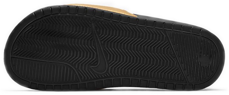 (Women) Nike JDI Benassi Slides 'Black Metallic Gold' 343881-014 Shop (Women) Nike JDI Benassi Slides 'Black Metallic Gold' 343881-014