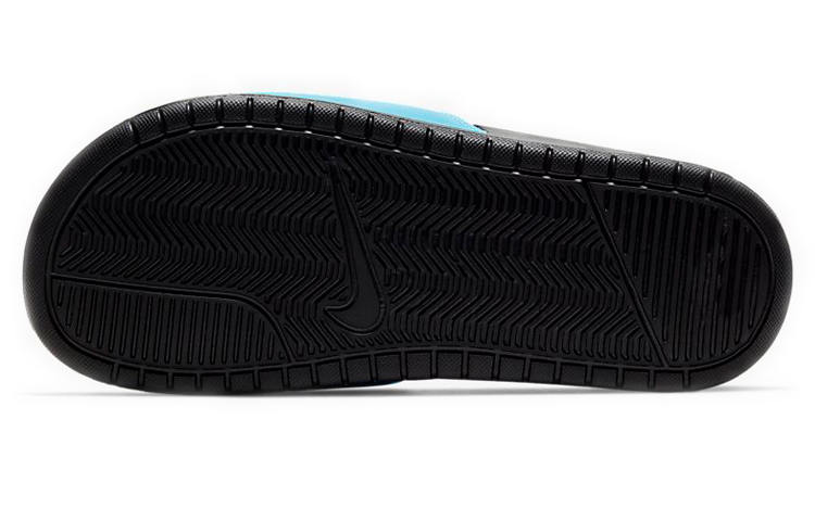 (W) Nike JDI Benassi Slides 'Blue Fury Limelight' 圖 5