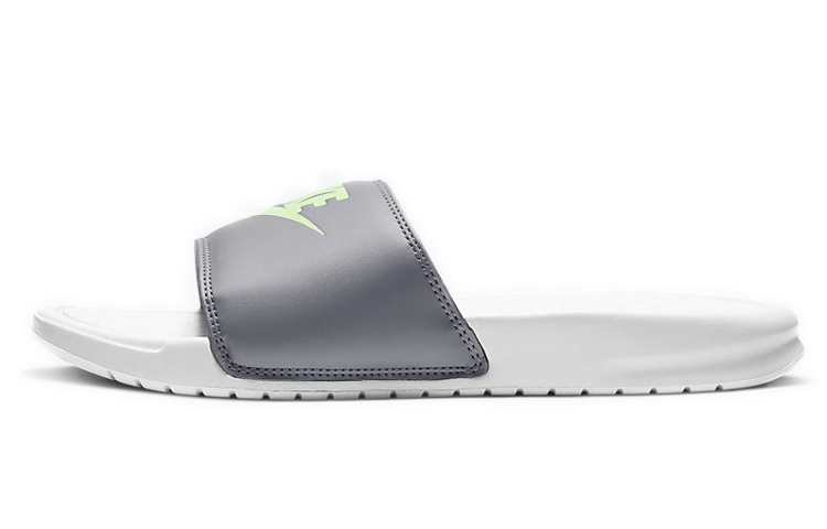Buy (W) Nike JDI Benassi Slides ''Wolf Grey Volt'' Slippers 343881-012