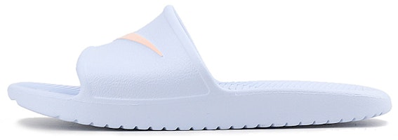 (Women) Nike Kawa Shower Light Blue Slippers 832655-401 (Women) Nike Kawa Shower Light Blue Slippers 832655-401