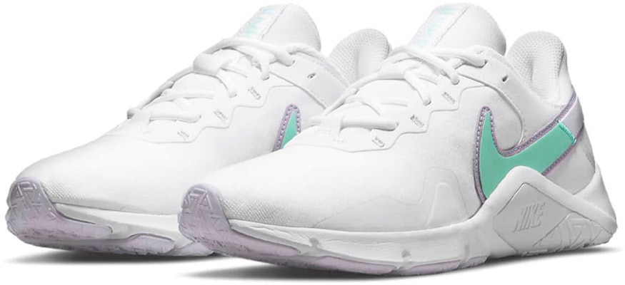 (W) Nike Legend Essential 2 'Blanco Verde Brillante' CQ9545-100 Lookbook (W) Nike Legend Essential 2 'Blanco Verde Brillante' CQ9545-100