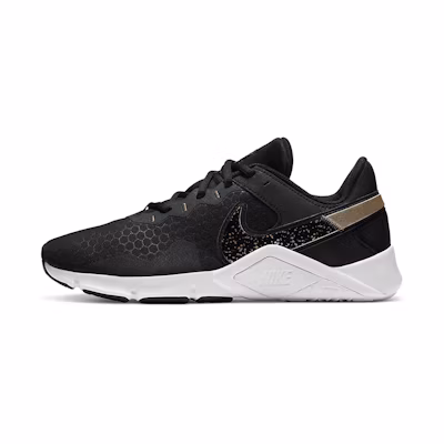 (W) Nike Legend Essential 2 PRM 'Black Metallic Gold Grain'