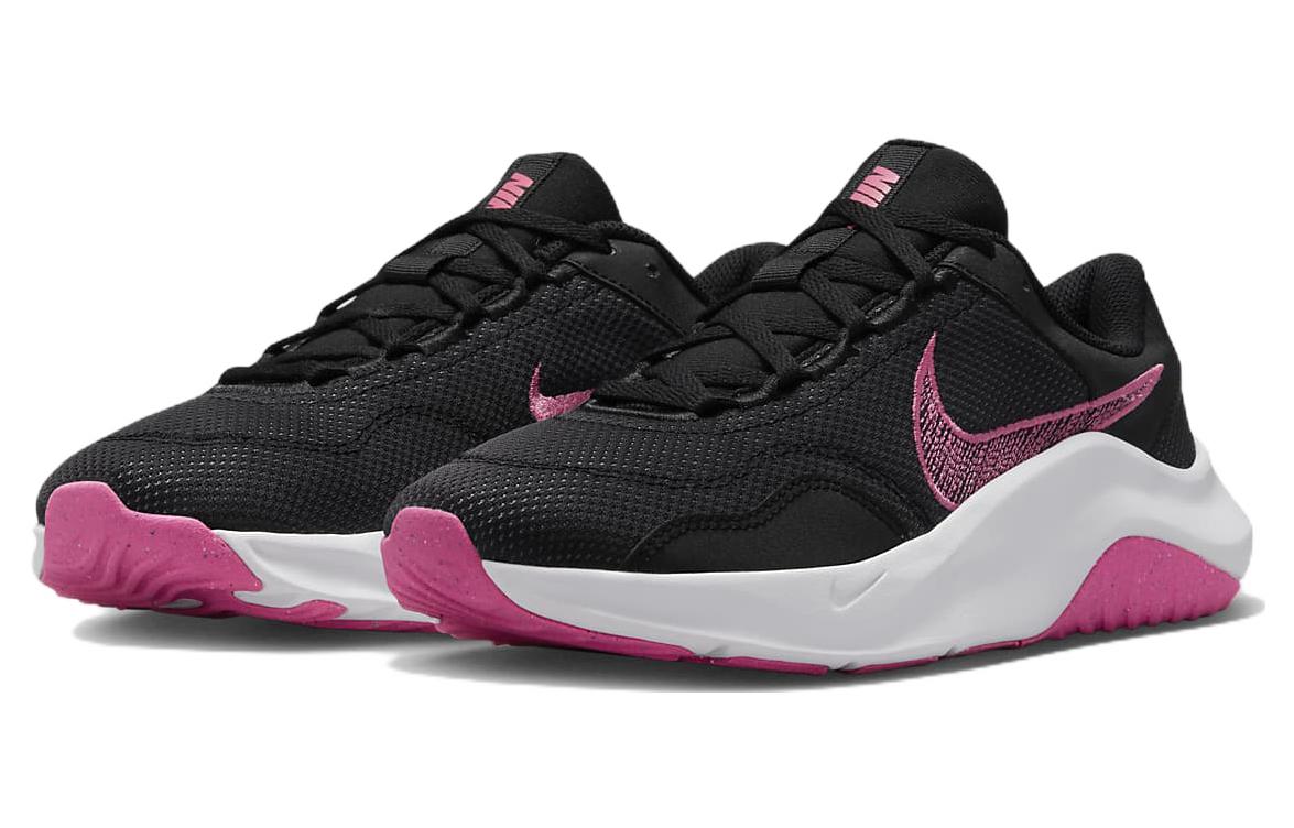 Lookbook Nike Legend Essential Next Nature 時尚舒適 耐磨 低筒 訓練鞋 女款 黑粉色