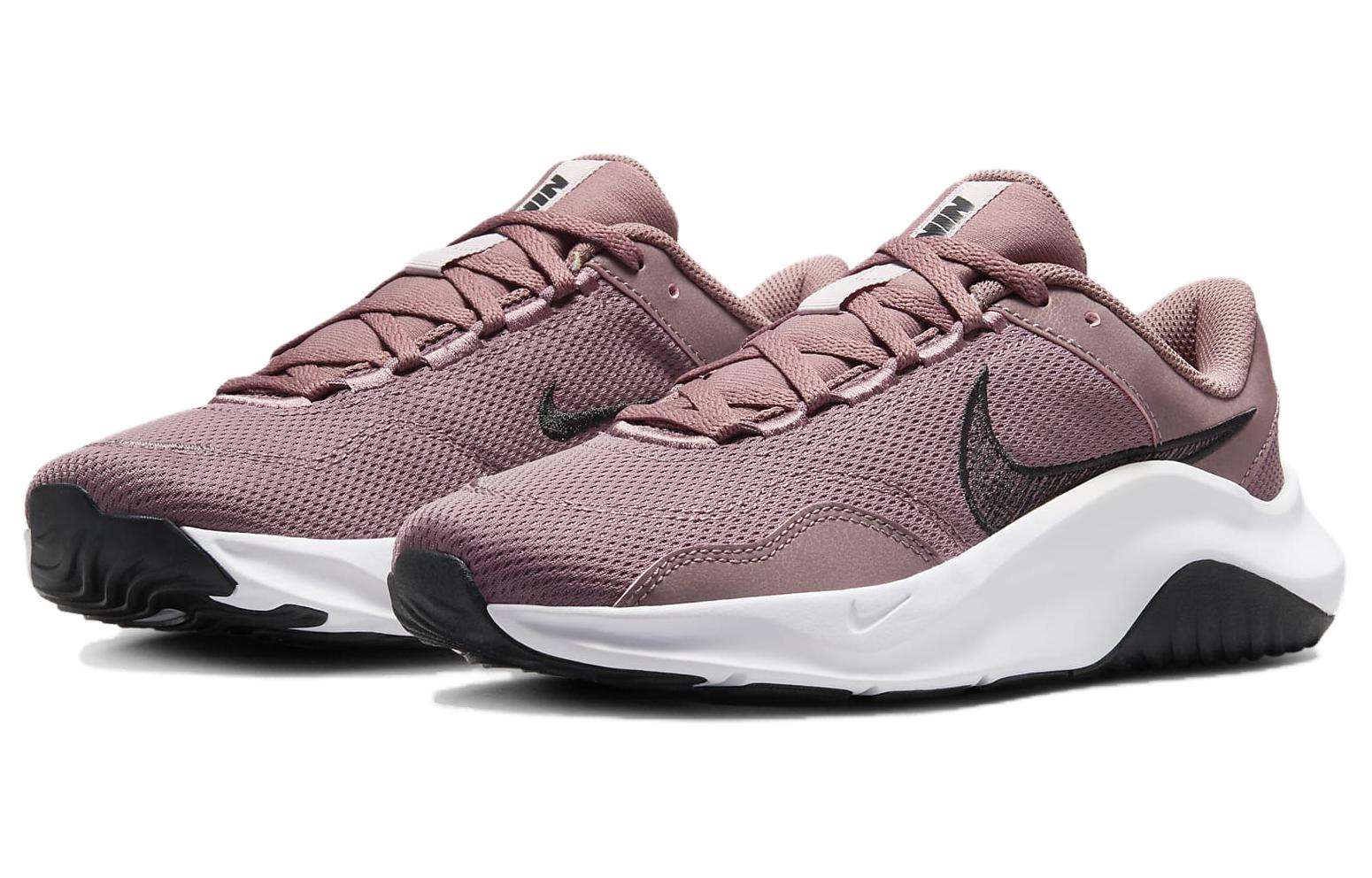 Lookbook Nike Legend Essential 3 Next Nature 復古百搭簡約 減震耐損 低筒 訓練鞋 女款 粉白