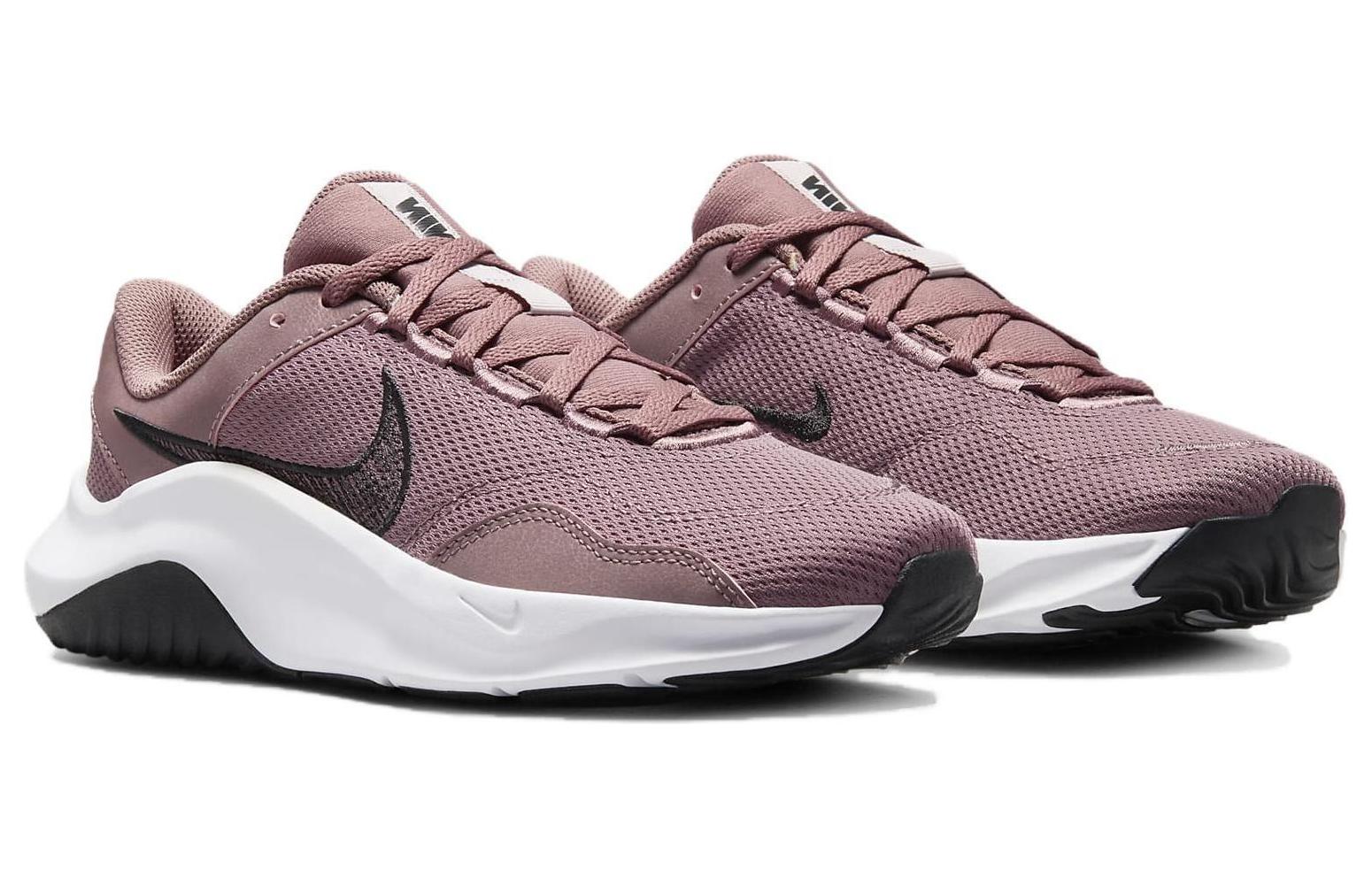 Shop Nike Legend Essential 3 Next Nature 復古百搭簡約 減震耐損 低筒 訓練鞋 女款 粉白