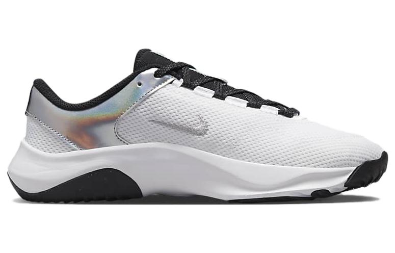 Order (W) Nike Legend Essential 3 Next Nature Premium 'Putih Hitam Iridescent' DQ4674-100