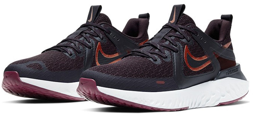 (W) Nike Legend React 2 'Burgundy Ash Metallic Copper' Lelaki/Wanita Malaysia. AT1369-602 Lookbook (W) Nike Legend React 2 'Burgundy Ash Metallic Copper' Lelaki/Wanita Malaysia. AT1369-602