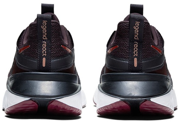 (W) 여성용 나이키 레전드 리액트 2 '버건디 애쉬 메탈릭 코퍼' AT1369-602 AT1369-602 Purchase (W) 여성용 나이키 레전드 리액트 2 '버건디 애쉬 메탈릭 코퍼' AT1369-602 AT1369-602