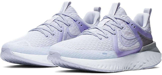 Nike Legend React 2 低筒跑步鞋 女款 紫灰白 Lookbook Nike Legend React 2 低筒跑步鞋 女款 紫灰白