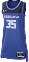 (Women) Nike Letter Print Basketball Tank Top Blue () DC9593-480 (Women) Nike Letter Print Basketball Tank Top Blue () DC9593-480