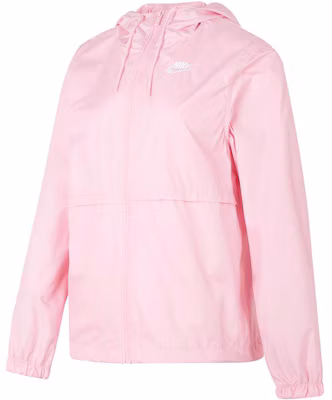 (Women) Nike Light Pink Windproof Hooded Woven Jacket with Logo, Loose Fit. DM6180-690 Buy (Women) Nike Light Pink Windproof Hooded Woven Jacket with Logo, Loose Fit. DM6180-690