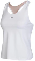 (Women) Nike Lightweight Breathable Sleeveless Tank Top White DV9898-100 (Women) Nike Lightweight Breathable Sleeveless Tank Top White DV9898-100