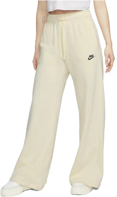 (Women) Nike Logo Drawstring High-Waist Pants Cream White FB2727-113 Buy (Women) Nike Logo Drawstring High-Waist Pants Cream White FB2727-113