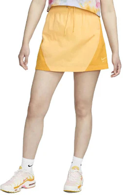 (W) Rok Wanita Nike Kuning Emas Bersulam Logo Pinggang Tinggi dengan Tali Raket DV8248-795 Buy (W) Rok Wanita Nike Kuning Emas Bersulam Logo Pinggang Tinggi dengan Tali Raket DV8248-795