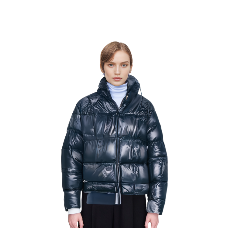 Shop (W) 耐克标志连帽羽绒夹克黑色. DD4653-010