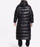 Purchase (Women) Nike Logo Print Long Puffer Jacket Hooded Black. DH4082-010