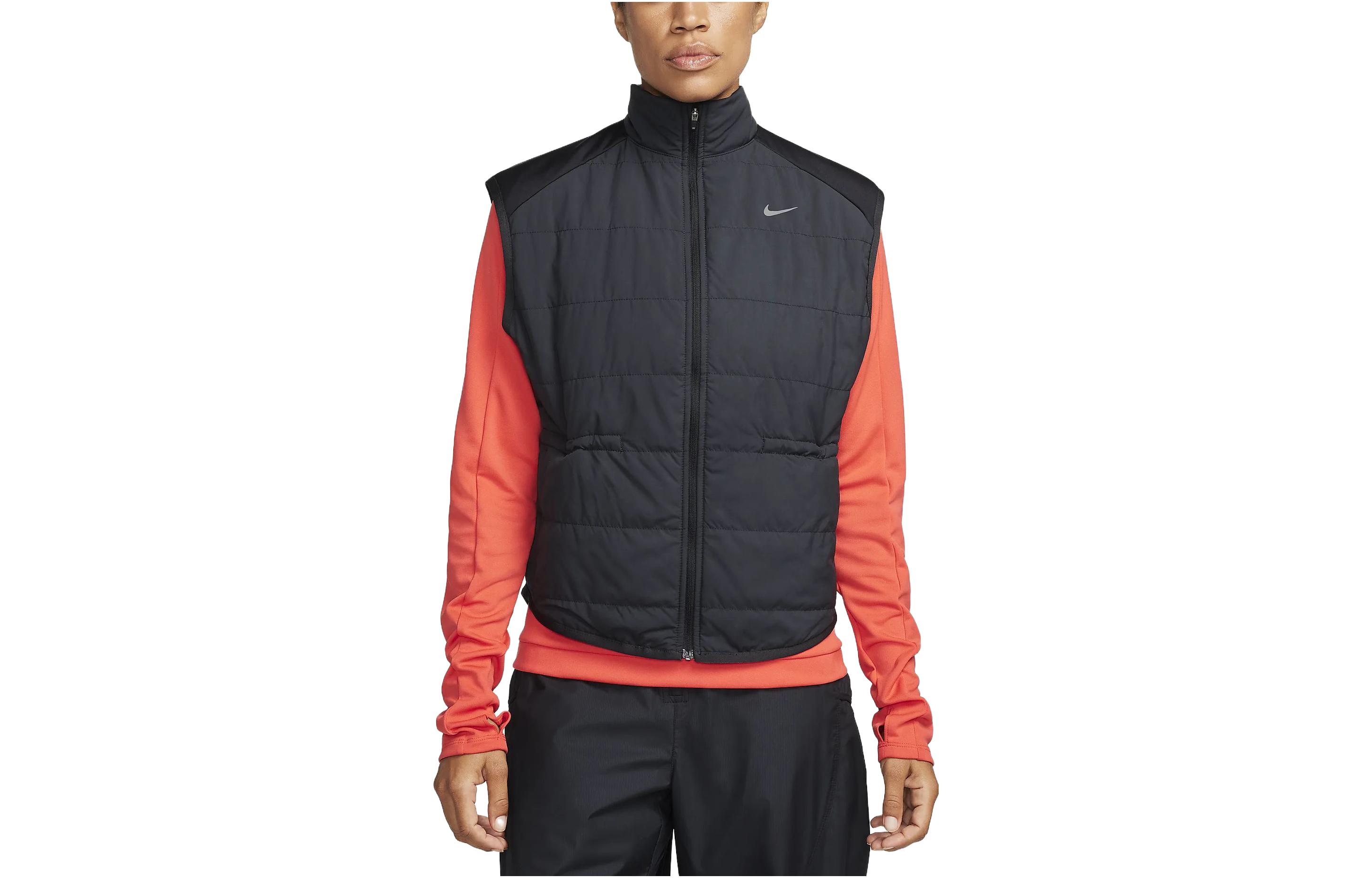 (Women) Nike Logo Print Sleeveless Running Vest - Black FB7537-010