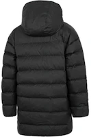 Lookbook (Women) Nike Logo Printed Hooded Down Jacket Black DQ6874-010