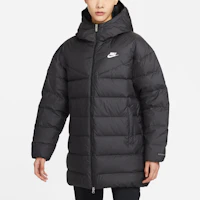 Purchase (Women) Nike Logo Printed Hooded Down Jacket Black DQ6874-010