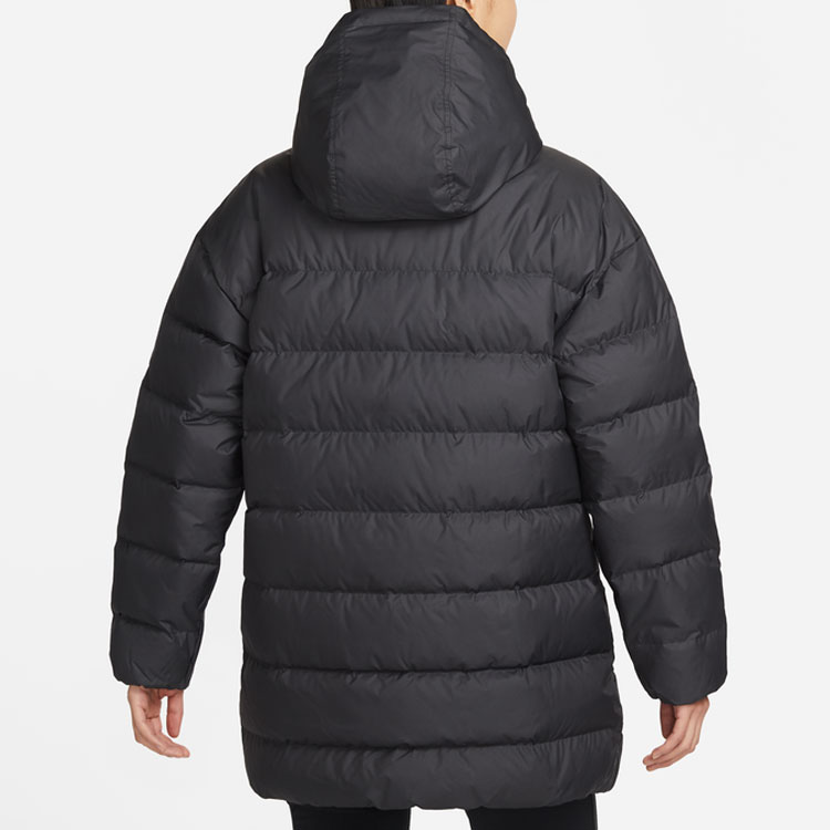 Details for (W) Nike 標誌印花連帽羽絨外套 黑色 DQ6874-010