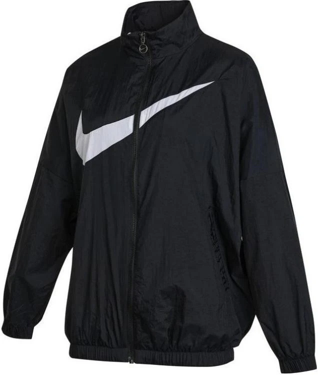 women-nike-logo-printed-windbreaker-loose-fit-jacket-black-dx-5865-010