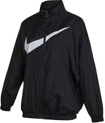 (Women) Nike Logo Printed Windbreaker Loose Fit Jacket Black DX5865-010 Order (Women) Nike Logo Printed Windbreaker Loose Fit Jacket Black DX5865-010