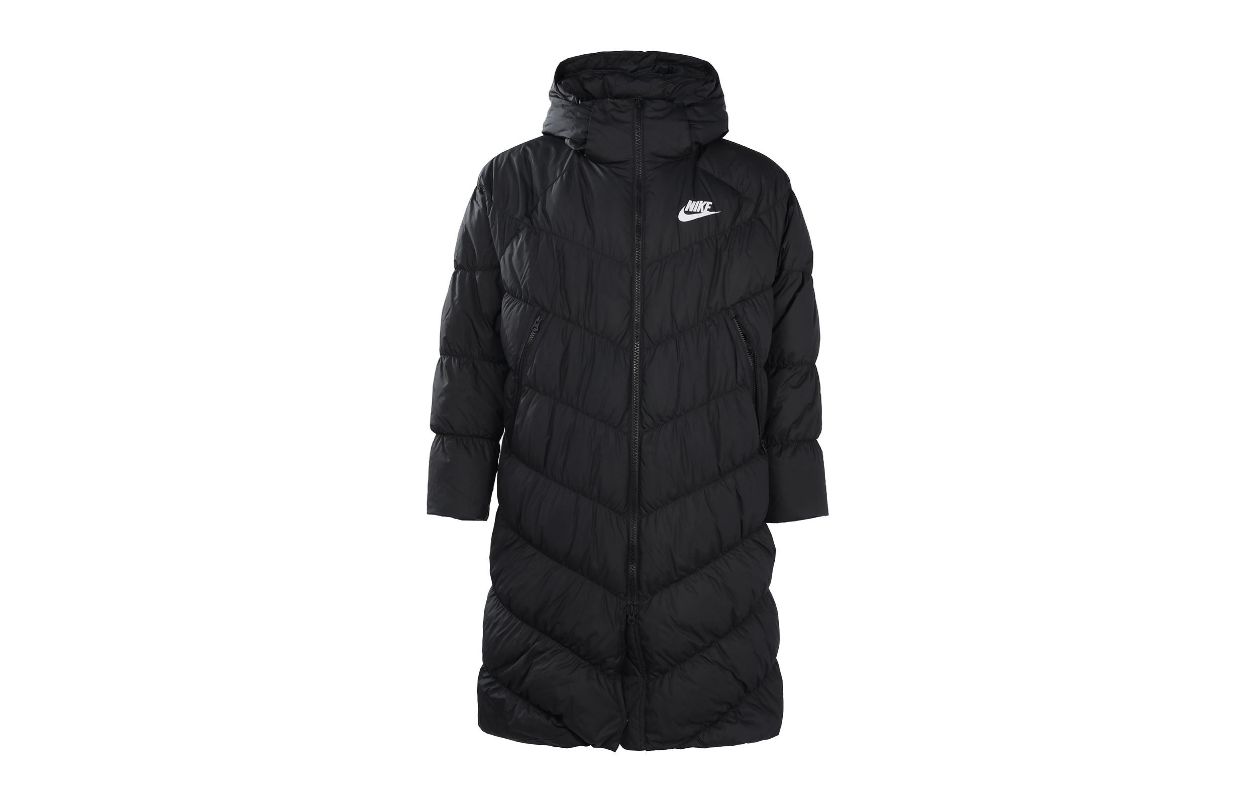 (Women) Nike Long Down Jacket Winter Casual Black CZ4069-010