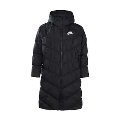 (Women) Nike Long Down Jacket Winter Casual Black CZ4069-010