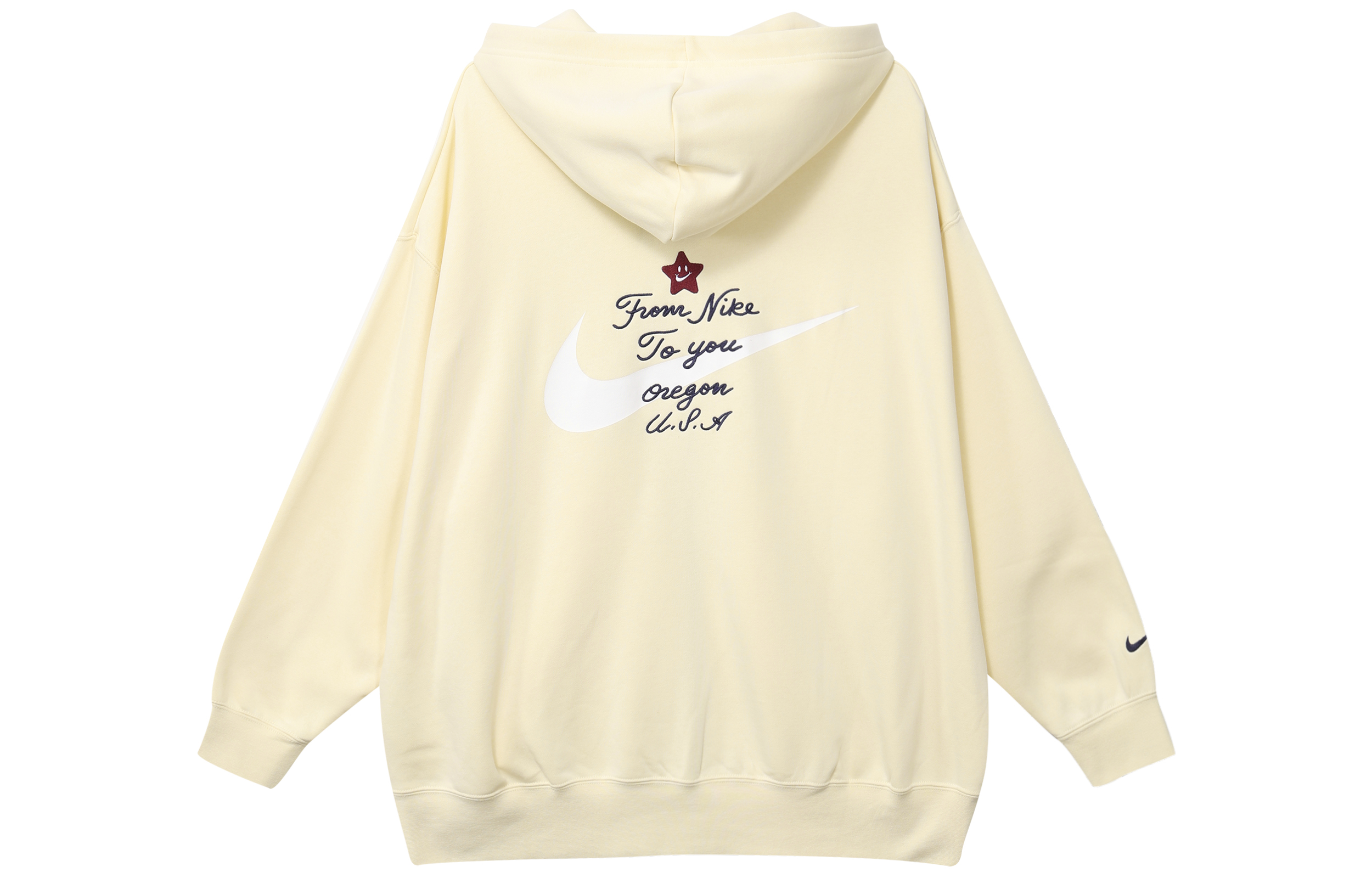 (Women) Nike Loose-Fit Hoodie Jacket Coconut Milk Color FV8445-113 圖 3