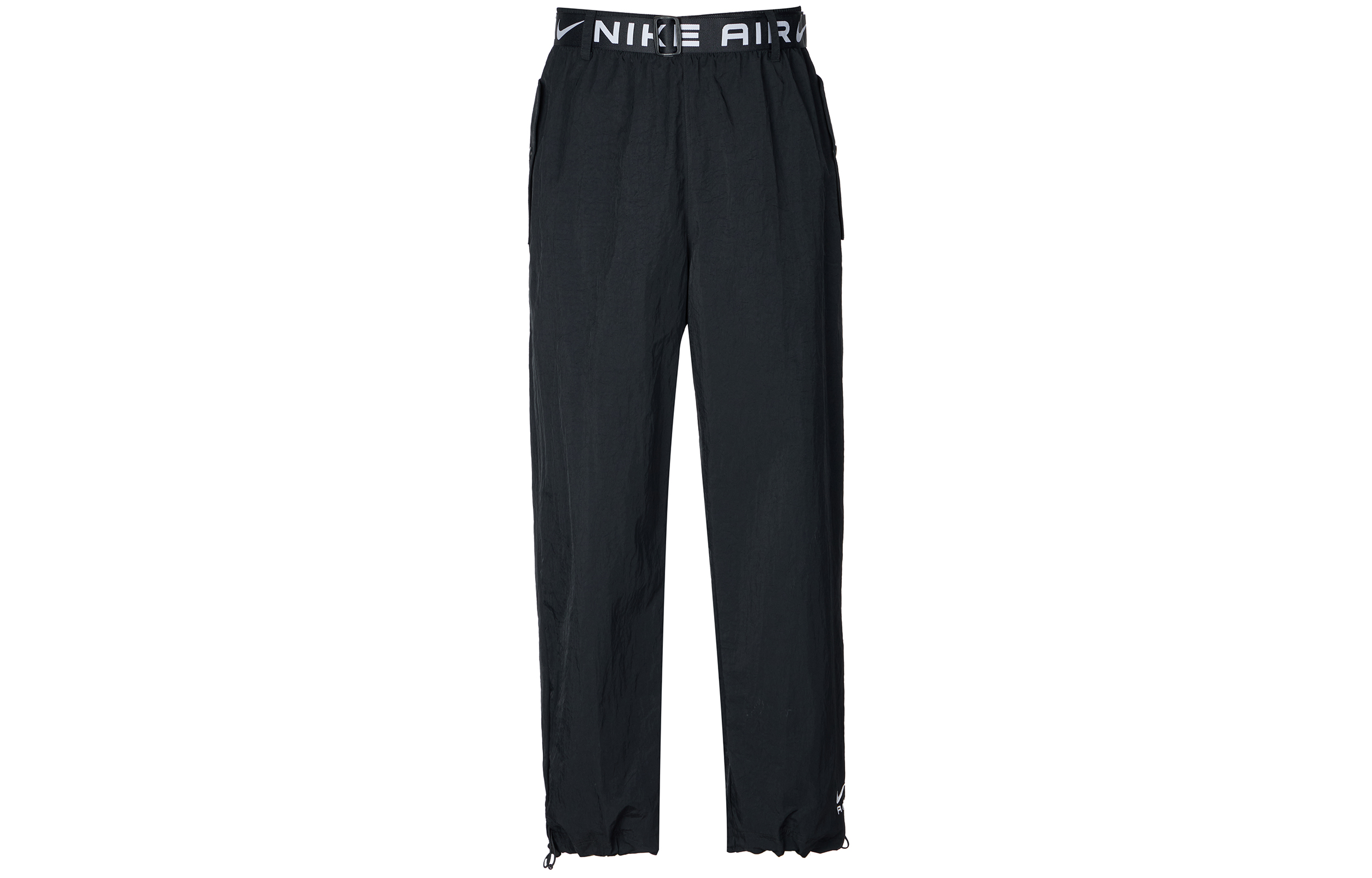 (Women) Nike Loose Fit Lace-Up Casual Pants Black FB8085-010