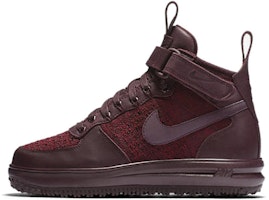 (Women) Nike Lunar Force 1 Flyknit Workboot 'Deep Burgundy' 860558-600 (Women) Nike Lunar Force 1 Flyknit Workboot 'Deep Burgundy' 860558-600