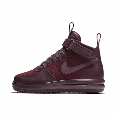 (W) Nike Lunar Force 1 Flyknit Workboot 'Deep Burgundy'