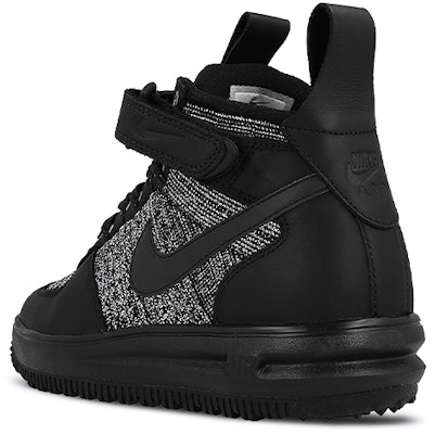 (W) Nike Lunar Force 1 Flyknit Workboot 'Oreo' Lelaki Kasut Sneaker Kasual. 860558-001 Purchase (W) Nike Lunar Force 1 Flyknit Workboot 'Oreo' Lelaki Kasut Sneaker Kasual. 860558-001
