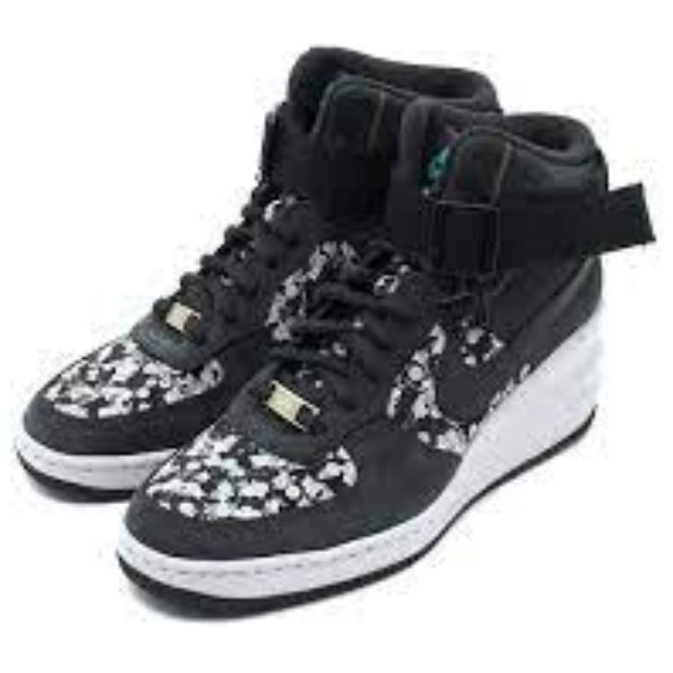 Lookbook 耐吉 Lunar Force 1 Sky Hi Liberty QS 厚底增高 透氣輕便 中筒 休閒鞋 男女同款 黑色