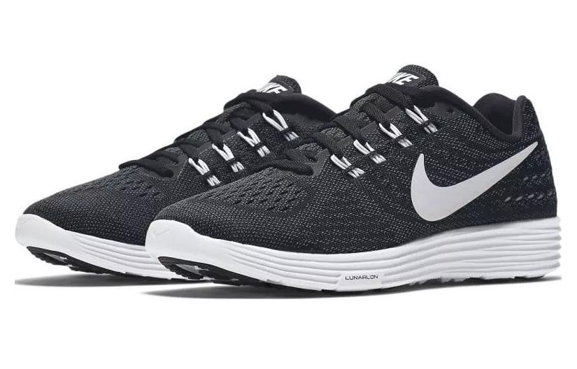 Shop Nike LunarTempo 百搭簡約 緩震耐磨 低筒 跑步鞋 GS 黑色