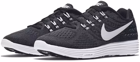 Shop Nike LunarTempo 百搭簡約 緩震耐磨 低筒 跑步鞋 GS 黑色