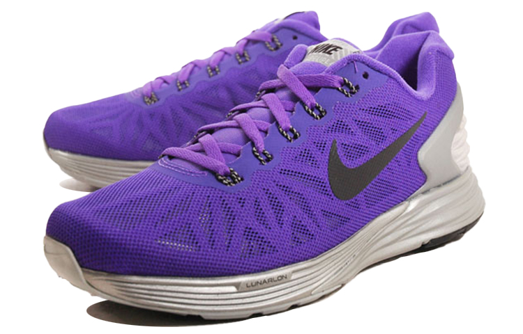 Order Nike Lunarglide 6 輕便透氣 低筒 跑步鞋 男款 紫銀色