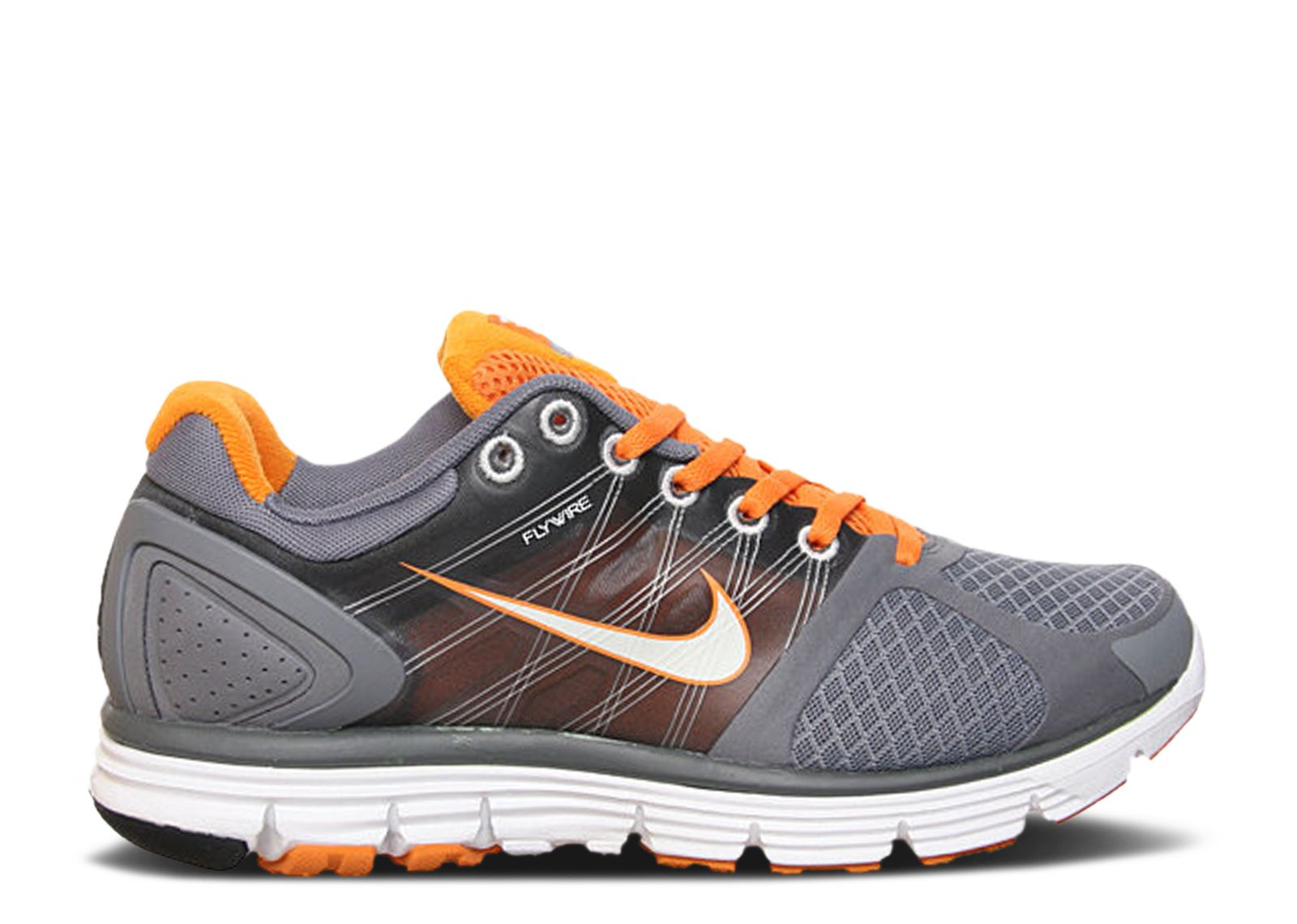 (Women) Nike LunarGlide+ 2 'Cool Grey Total Orange' 407647-005
