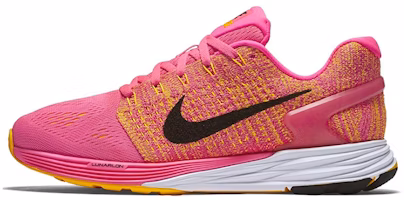 (Women) Nike Lunarglide Low 'Pink Yellow' 747356-601 (Women) Nike Lunarglide Low 'Pink Yellow' 747356-601