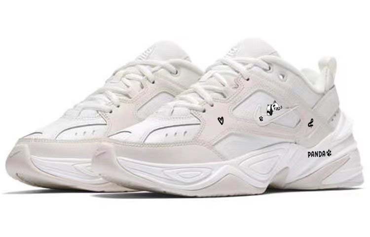 Lookbook 【定製球鞋】 Nike M2K Tekno Phantom 中式國風 慵懶大熊貓 減震 低幫 老爹鞋 女款 灰白色
