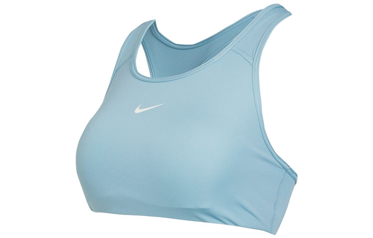 (Women) Nike Medium Support Sports Bra Women’s Blue BV3637-495