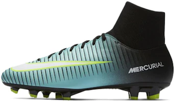 (Women) Nike Mercurial Victory 6 DF FG 'Light Aqua Volt' 917806-400 (Women) Nike Mercurial Victory 6 DF FG 'Light Aqua Volt' 917806-400
